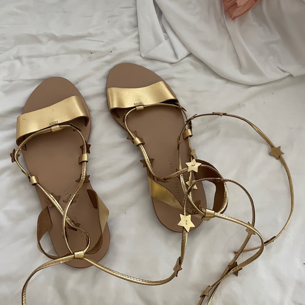 Loeffler Randall Starla star tie up shoes